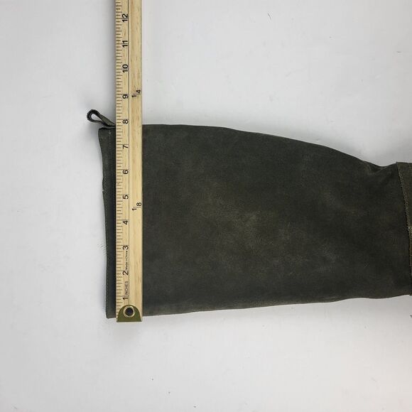 Vince Camuto Nettrio Green Suede Lug Sole Tall Boot Size 9M - Picture 4 of 16